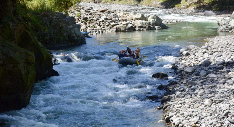 Stroomversnellingen raften